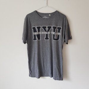 NYU gray tshirt school of the Arts new york